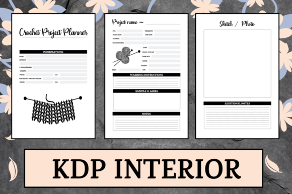 Crochet Project Planner KDP Interior: A Strategic Asset for Low-Content Publishing