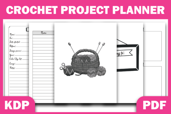 Crochet Project Planner KDP Interior PDF: Strategic Asset for Low-Content Publishing