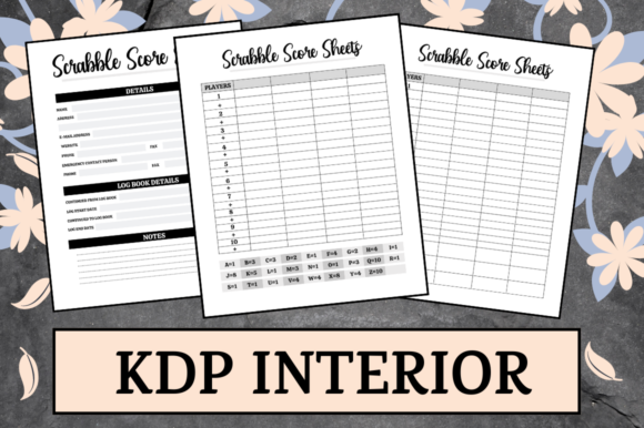 Evaluating Scrabble Score Sheets KDP Interior for Low Content Publishing
