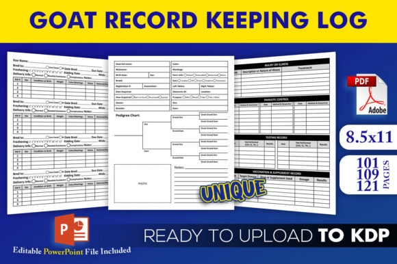 Evaluating the Goat Record Keeping Log KDP Interior for Self-Publishing