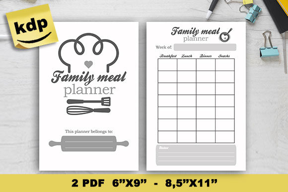 Evaluating the KDP Family Meal Planner for Self-Publishing