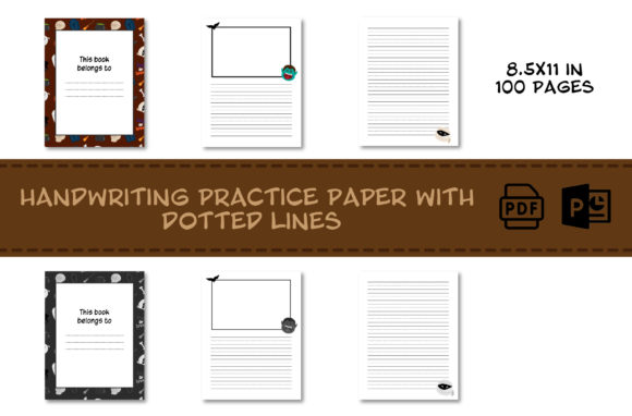 Halloween Write and Draw Paper Design