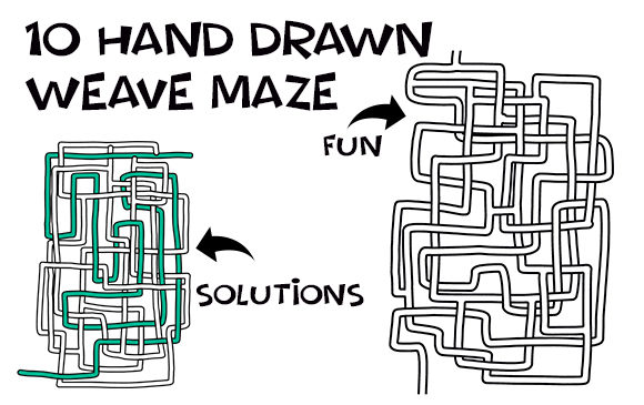 Hand Drawn Weave Mazes - 9-21-20: A Practical Guide for KDP Creators