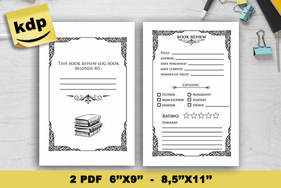 KDP Book Review Interior: Ready-to-Upload PDF Templates