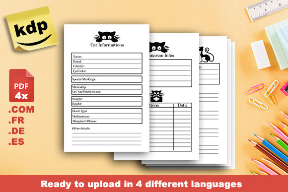 KDP Cat Vaccination Record Book: Expanding Your Low-Content Portfolio Across Global Markets