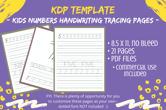 KDP Handwriting Numbers Practice Pages: A Creator’s Guide
