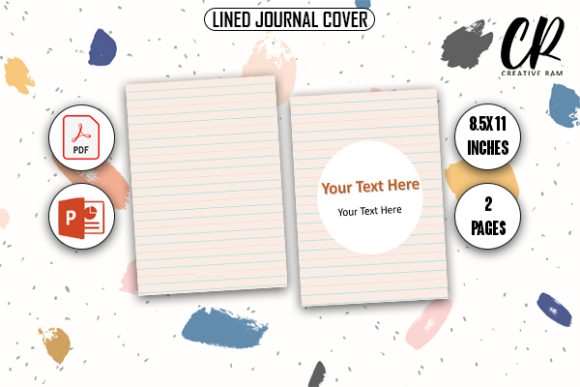 Lined Journal Cover - KDP: Ready-to-Upload Assets