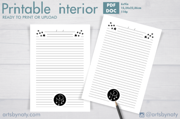 Little Star Journal for KDP Printable 1: A Versatile Asset for Creators and Publishers