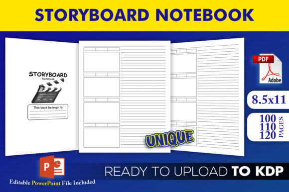 Storyboard Notebook KDP Interior: A Strategic Asset for Visual Planning and Publishing